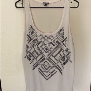 Express embellished Tank